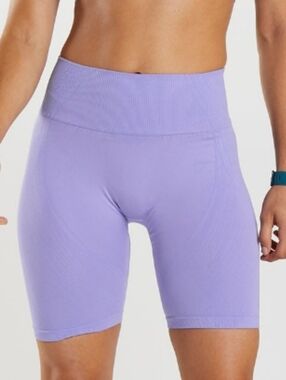 Gymshark Digital/Dusty Violet Bike Shorts